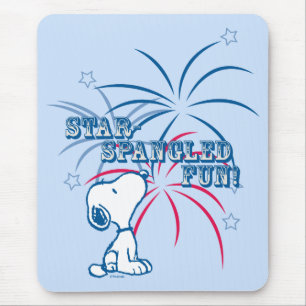 Snoopy Star Spangled Fun Muismat