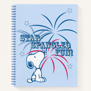 Snoopy Star Spangled Fun Notitieboek