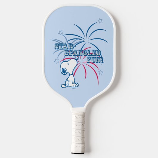 Snoopy Star Spangled Fun Pickleball Paddle (Achterkant)