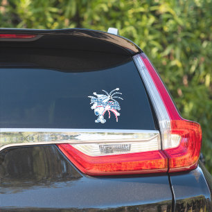 Snoopy Star Spangled Fun Sticker