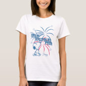 Snoopy Star Spangled Fun T-shirt (Voorkant)