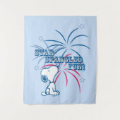 Snoopy Star Spangled Fun Wandkleed (Voorkant)