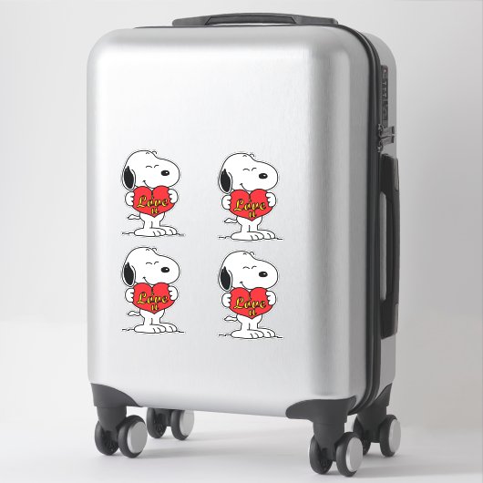Snoopy Sticker (Sur valise)