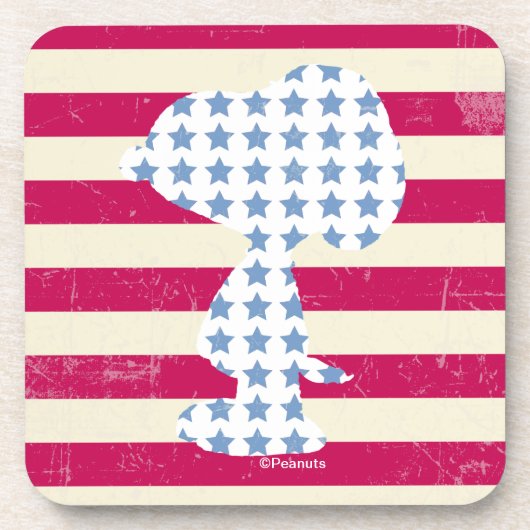 Snoopy  strips bier onderzetter (Voorkant)