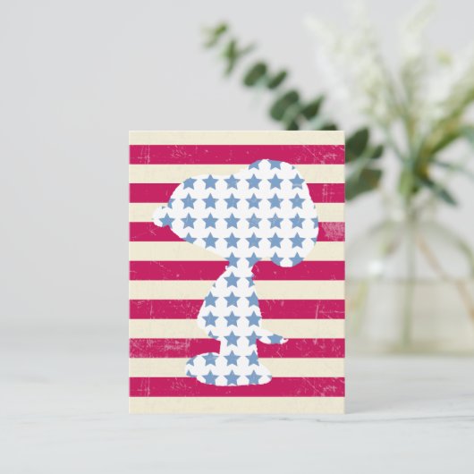 Snoopy  strips briefkaart (Staand voorkant)