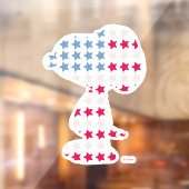 Snoopy strips raamsticker (Vel 2)