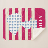 Snoopy  strips sherpa deken (Voorkant (horizontaal))