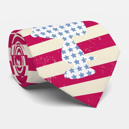 Snoopy strips stropdas (Opgerold)