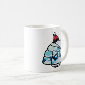 Snoopy Winter Gem Puffer Jacket Coffee Mug (Devant droit)