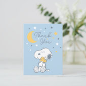 Snoopy & Woodstock au-dessus de la lune Carte de r (Debout devant)
