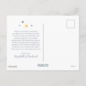 Snoopy & Woodstock au-dessus de la lune Carte de r (Dos)