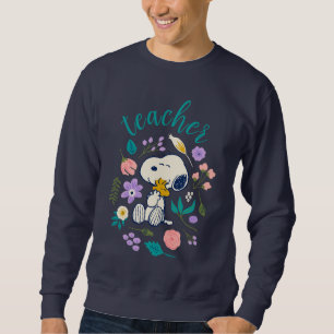 Snoopy & Woodstock Bloem Knuffel Leraar Trui