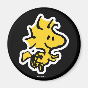 Snoopy & Woodstock Fun & Flowers Magneet