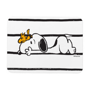 Snoopy & Woodstock Giggle Laugh met glimlach Magneet