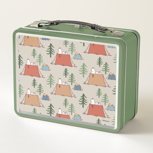 Snoopy & Woodstock Go Camping Pattern (Achterkant)