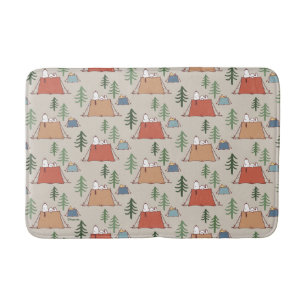 Snoopy & Woodstock Go Camping Pattern Badmat