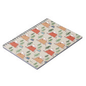 Snoopy & Woodstock Go Camping Pattern Notitieboek (Linkerzijde)