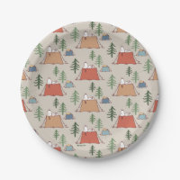Snoopy & Woodstock Go Camping Pattern