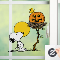 Snoopy & Woodstock Nest met Jack O' Lantern