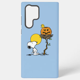 Snoopy & Woodstock Nest met Jack O' Lantern Samsung Galaxy Hoesje