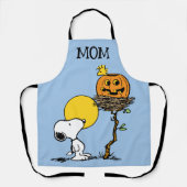 Snoopy & Woodstock Nest met Jack O' Lantern Schort (Voorkant)