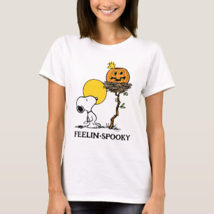 Snoopy & Woodstock Nest met Jack O' Lantern T-shirt