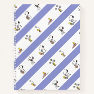 Snoopy & Woodstock Paasband Patroon Notitieboek