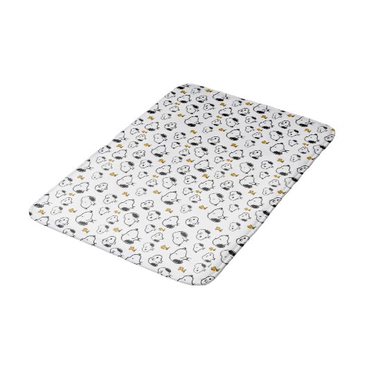 Snoopy & Woodstock Pattern Badmat (Gekanteld)