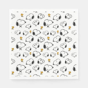 Snoopy & Woodstock Pattern Servet