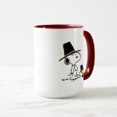 Snoopy & Woodstock Pilgrim Mok (Voorkant rechts)