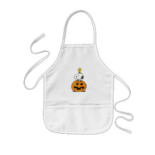 Snoopy & Woodstock Pumpkin Kinder Schort