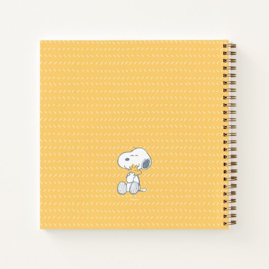 Snoopy & Woodstock Rainbow Baby shower Gastenlijst Notitieboek (Achterkant)