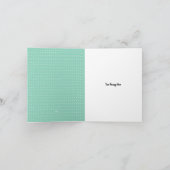 Snoopy & Woodstock Rainbow Baby Shower Thank You C Bedankkaart (Binnen)