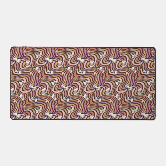 Snoopy & Woodstock Vibes Super Motif violet (Recto)