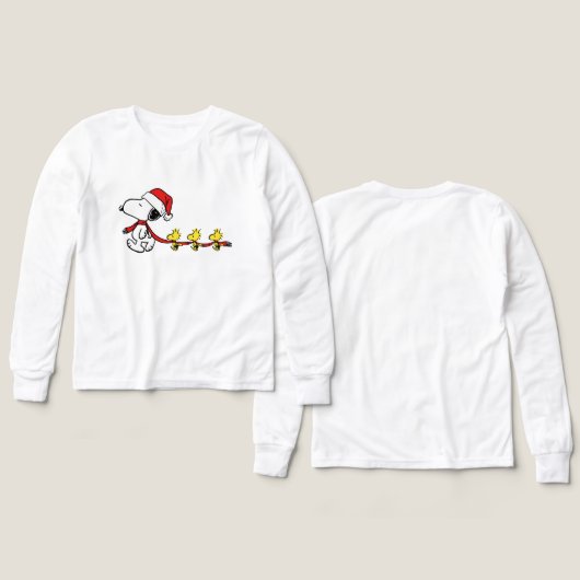 snoopy & woodstock walk on christmas (Voorkant /achterkant)