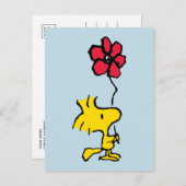 Snoopy, zo zoet bloempatroon briefkaart (Voorkant / Achterkant)