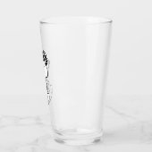 Snoopy, zo zoet bloempatroon glas (Links)