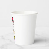 Snoopy, zo zoet bloempatroon papieren bekers (Links)