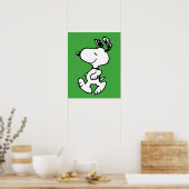 Snoopy, zo zoet bloempatroon poster (Keuken)