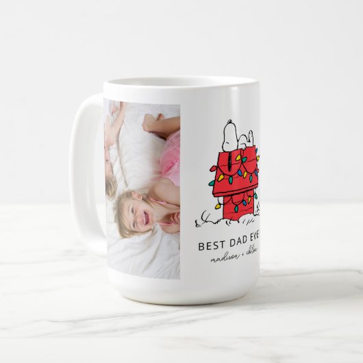 Snoopy's Christmas Doghouse | Beste pap - Foto Koffiemok (Voorkant links)