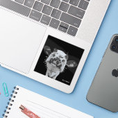 Snoot Boop, Animal Sticker (Laptop met iPhone)