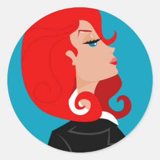 Snooty Lady Stickers