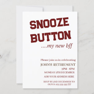 Snooze Button Mijn Nieuwe BFF Custom Fun Pensioen Kaart