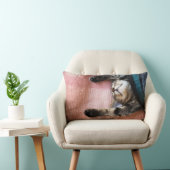 Snoozing Kitten Kussen (Stoel)