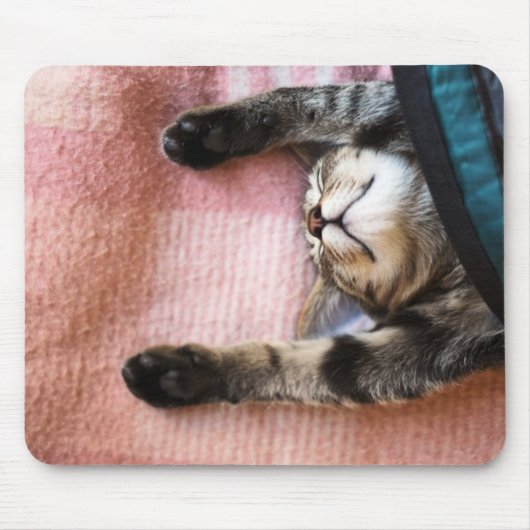 Snoozing Kitten Muismat (Voorkant)