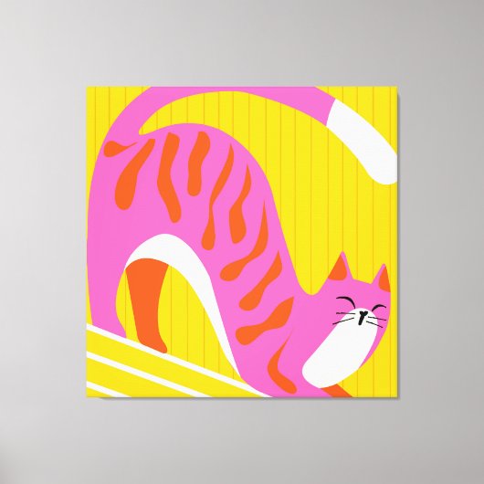 snoozing whiskers canvas afdruk (Voorkant)