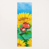 Snoozy coccinelle tournesol tapis de yoga (Dos)