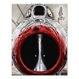 Snop van het vliegtuig foto afdruk