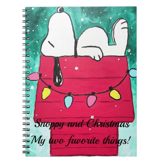 Snoppy Christmas! Notitieboek (Voorkant)