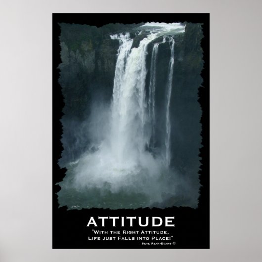 Snoqualmie Cascade ATTITUDE Motivation Poster (Devant)